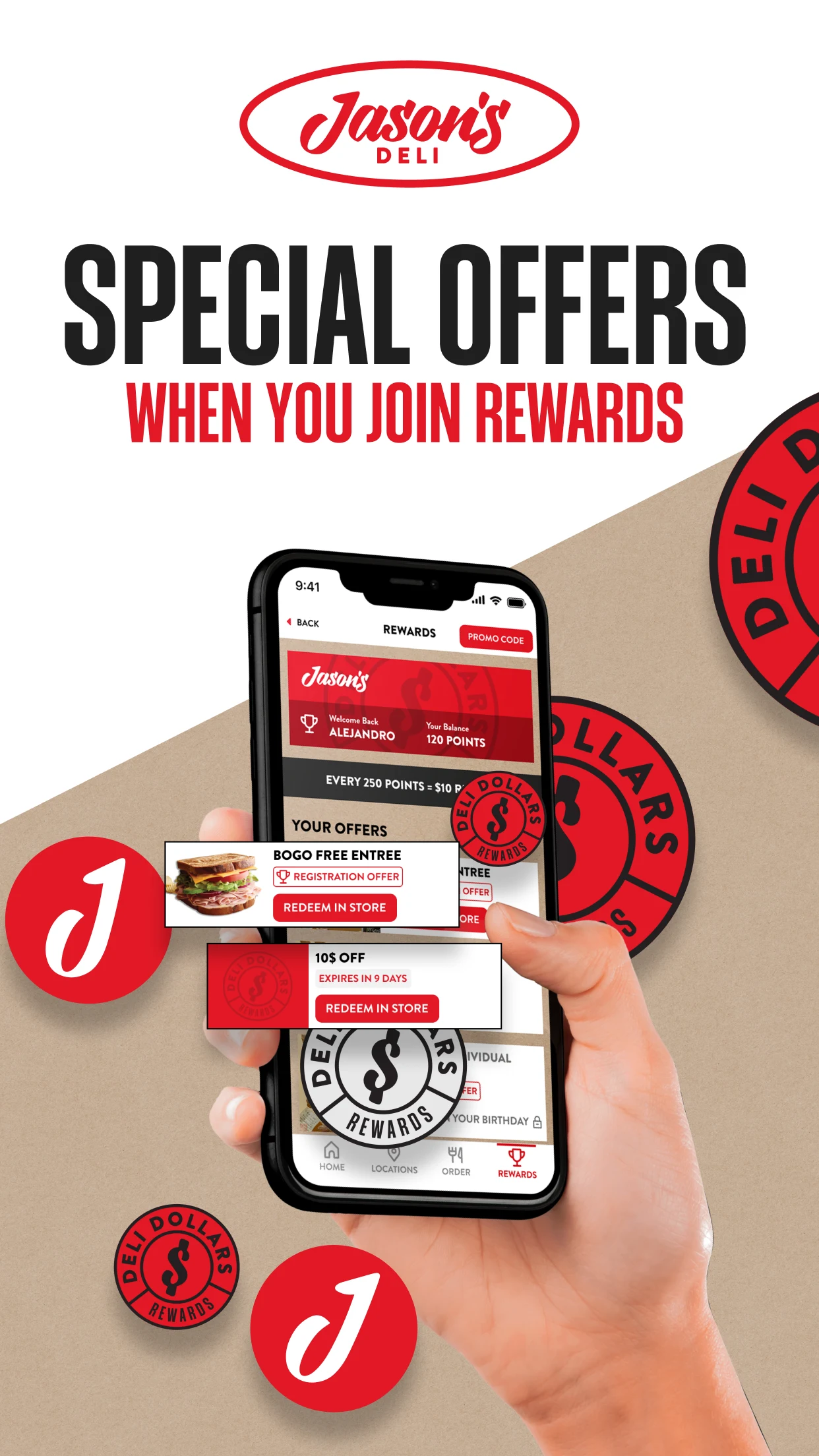 Jason's Deli screenshot